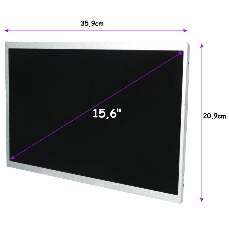 7136 Matryca LED Qoltec 15.6 1366 768 GLOSSY 40Pin (LG) Front