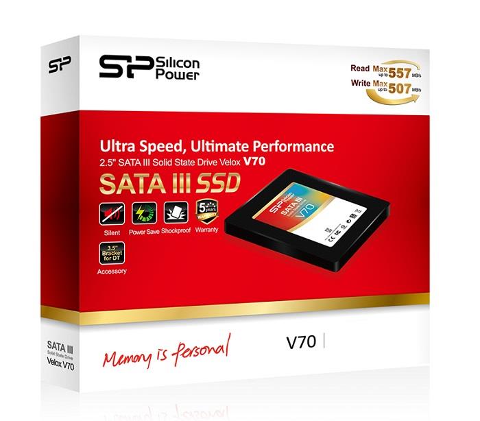 Dysk SSD SiliconPower V70 120GB SP120GBSS3V70S25 Box2