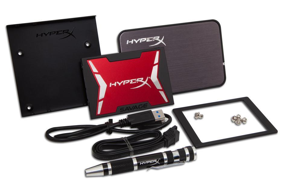 KINGSTON SSD HyperX Savage 120gb   KIT  Front