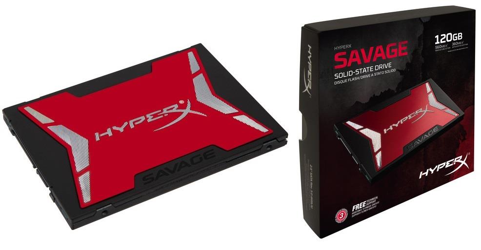 KINGSTON SSD HyperX Savage 120gb Front