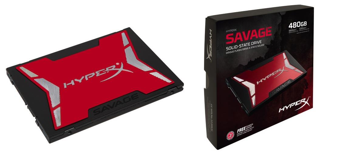 KINGSTON SSD HyperX Savage 480gb Front