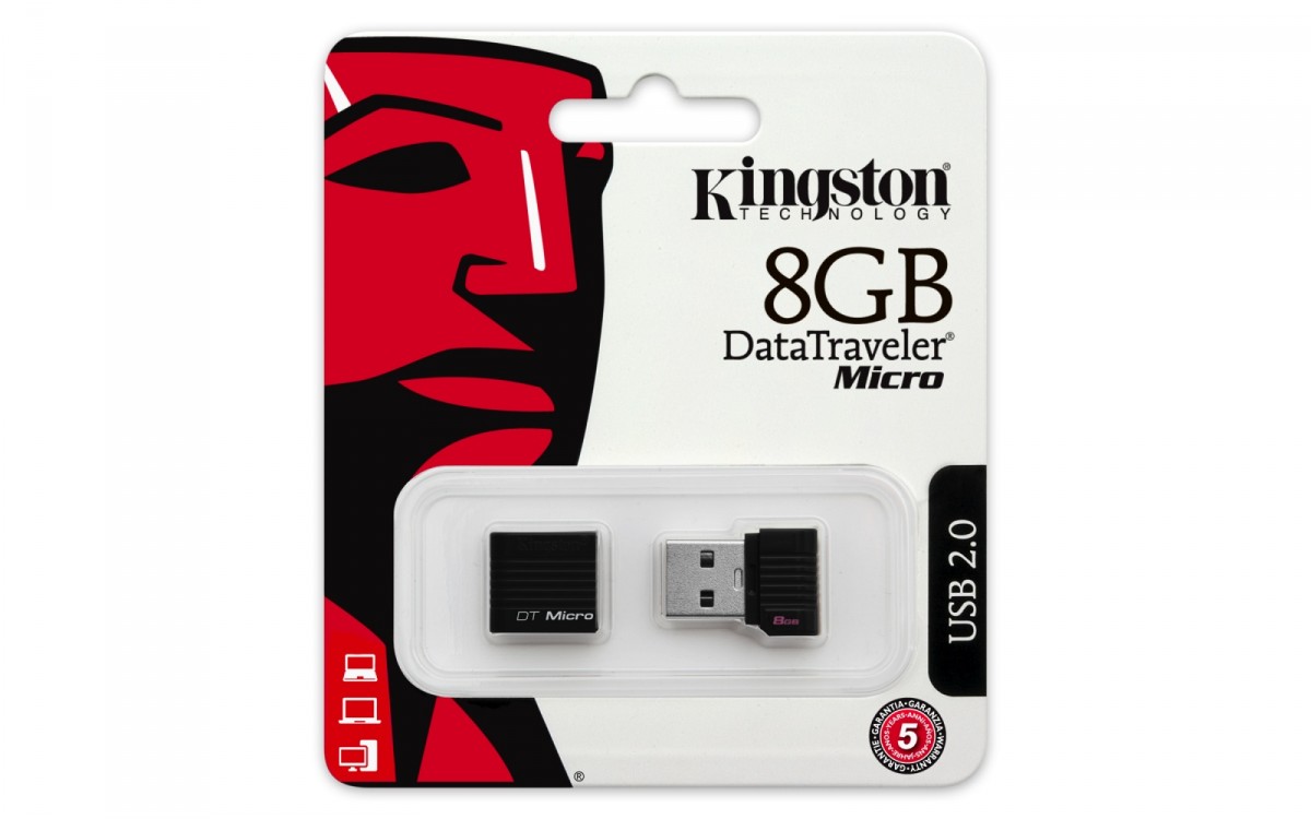 Kingston Data Traveler Micro 8GB USB2.0 Black