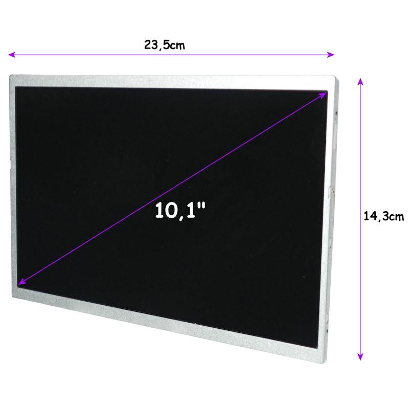 Matryca LED Qoltec 10.1 1024 600 GLOSSY   40Pin Front