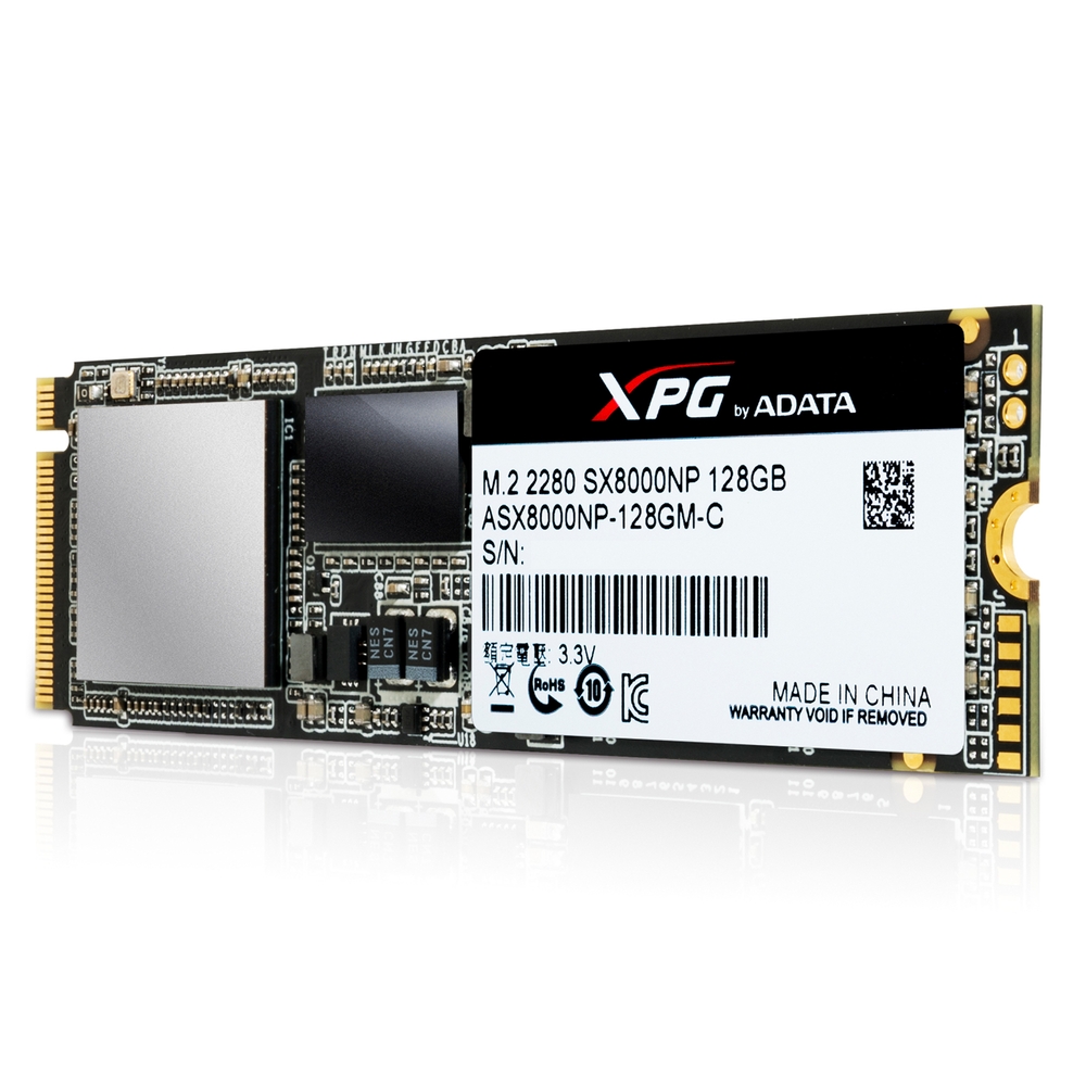 SSD, Adata, XPG SX8000, 128GB, ASX8000NP-128GM-C, 4712366967281