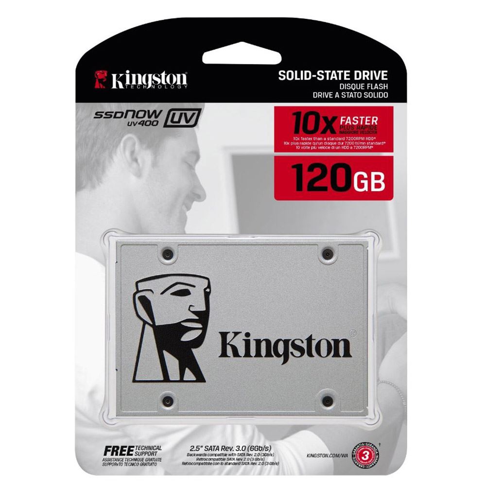Dysk, SSD, KINGSTON, UV400, SUV400S37120G, 0740617252866