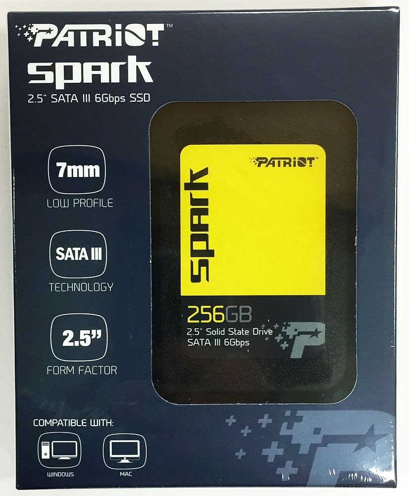 Dysk, SSD, PatriotSpark, PSK256GS25SSDR, 814914022375