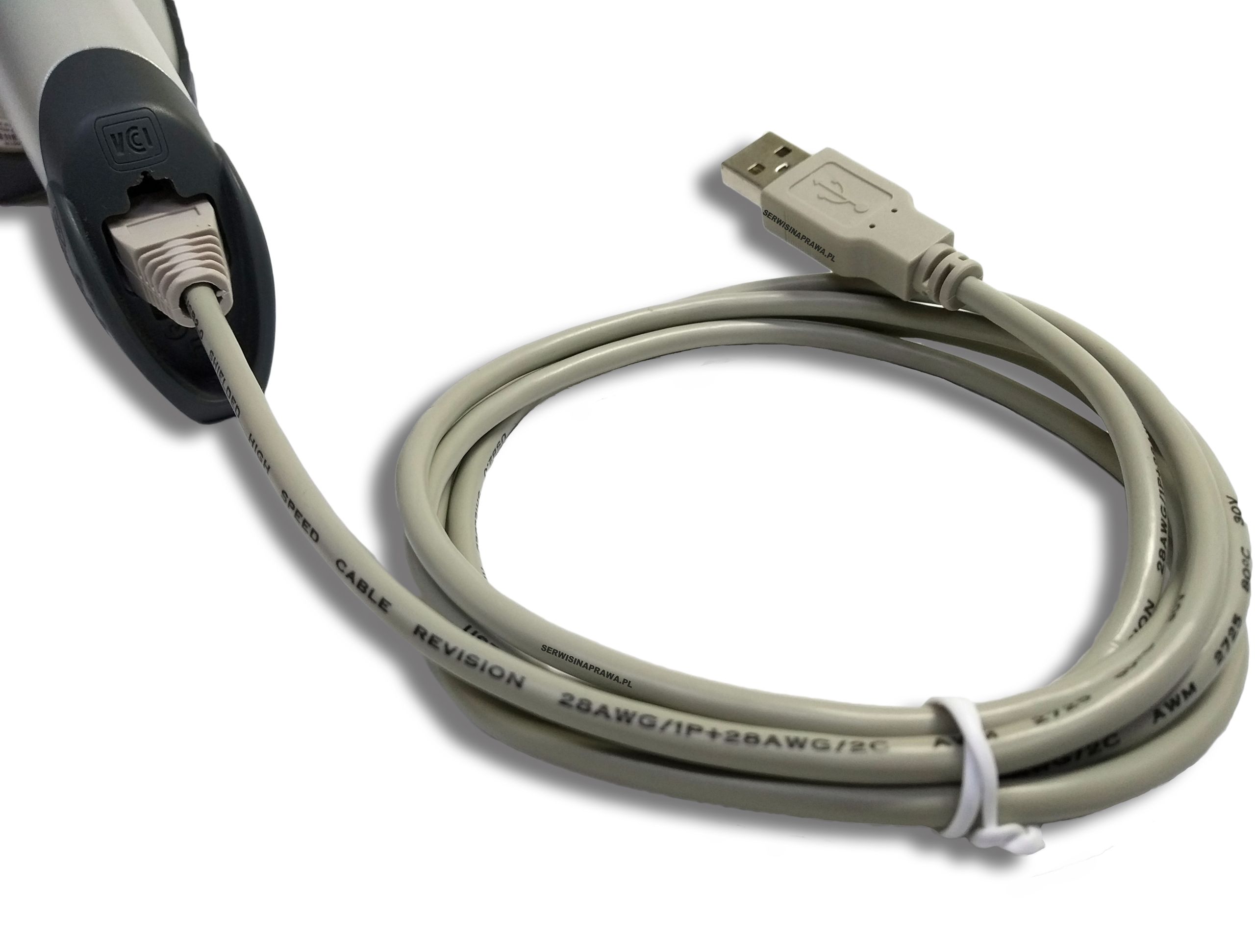 Kabel usb do ZEBRA Motorola Symbol LS2208 CBA-U01-S07ZAR szary