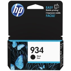 Tusz, HP, 934, black, C2P19AE, 0888182034583