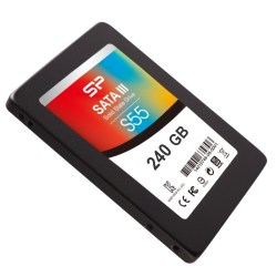 Dysk, SSD, SiliconPower, S55, SP240GBSS3S55S25, 4712702629156